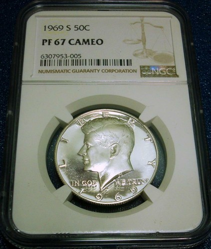1969 ngc pf67 cameo - pf67,