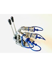 KIT DISTRIBUTORE OLEODINAMICO 3/8 2 LEVE | KIT-060