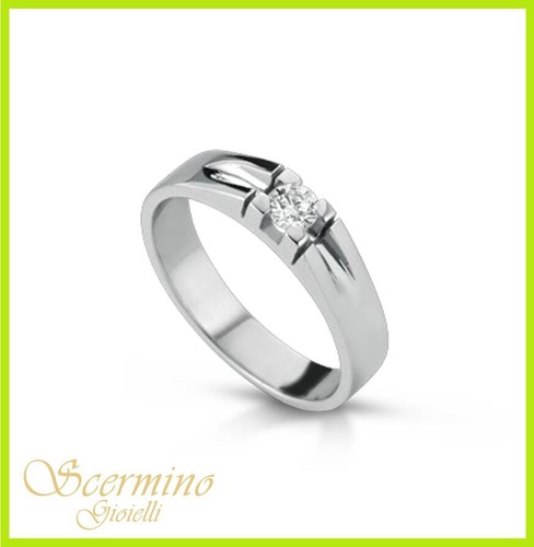 Anello uomo oro bianco - uomo,