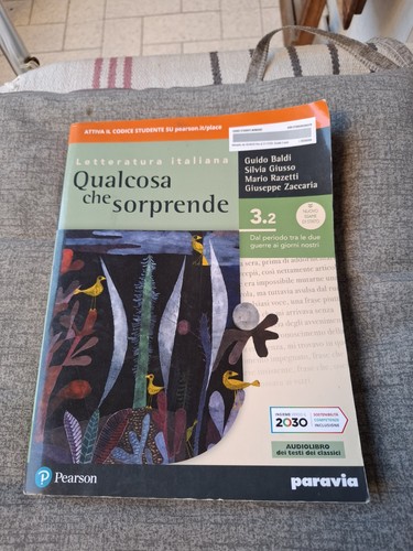 Libro letteratura italiana - libro,