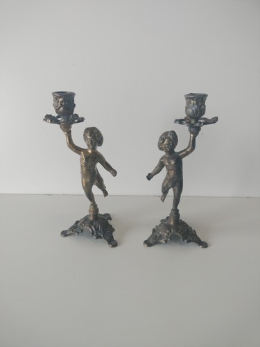 Candelabri putto una fiamma - candelabri,