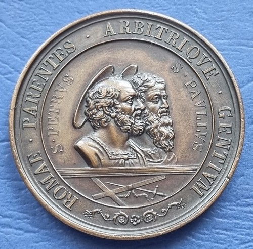 Medaglia 1867 papa - papa, pio