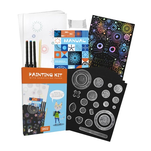 Spirograph pezzi deluxe kit - deluxe,