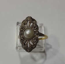 Anello Antico Oro 750 Argento