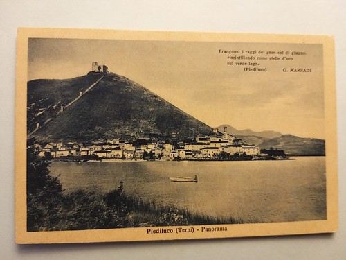 Piediluco veduta - piediluco, (terni).