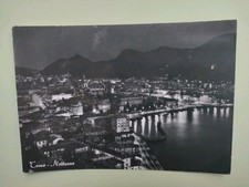 COMO NOTTURNO - CARTOLINA BIANCO E NERO VIAGGIATA COLLEZIONE