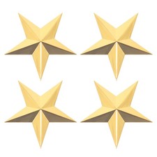  4 stelle di metallo per