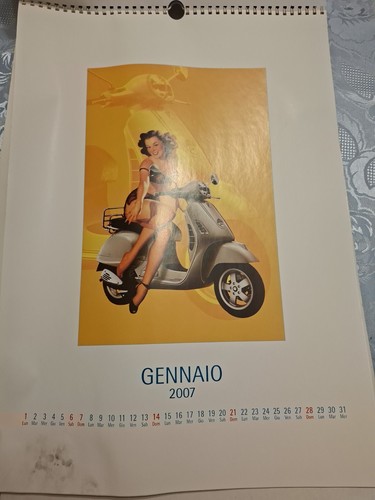 Vespa calendario 2007 - vespa,