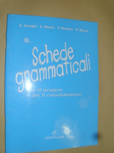 Libro schede grammaticali - schede, per