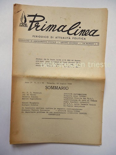 Msi trieste destra prima linea - trieste,