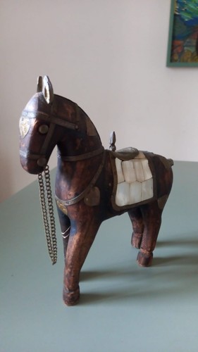 Cavallo indiano legno - indiano, in