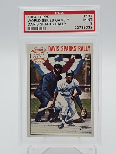 Davis sparks rally 1964 topps - 1964,