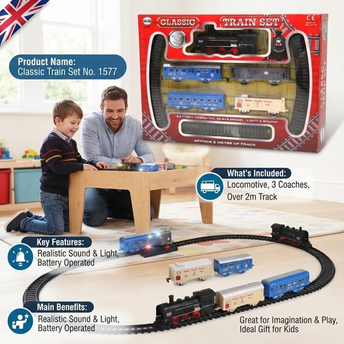 Set treno classico batteria - a,