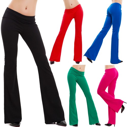 Pantaloni donna campana