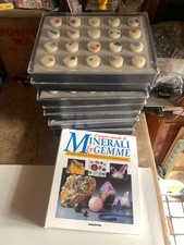 COLLEZIONE COMPLETA 160 MINERALI & GEMME DEAGOSTINI IL MAGICO MONDO CONTENITORI