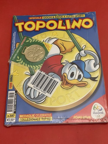 Topolino 3167 con - topolino, medaglia