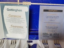 Gottinghen: forchettine dolce, oro zecchino con garanzia. Come nuovo, integro