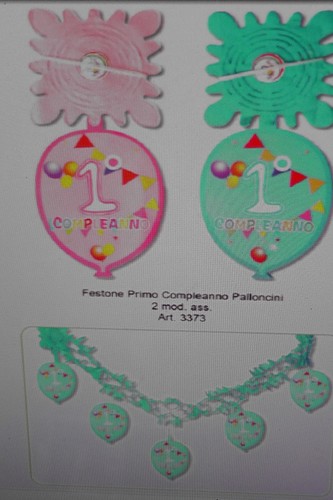 Festone banner pallonci - pallonci, mt.3