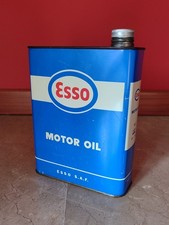 Lattina vintage olio Esso