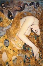 GUSTAV KLIMT dipinto olio su