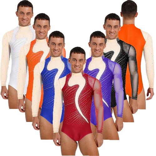 Costume body uomo strass