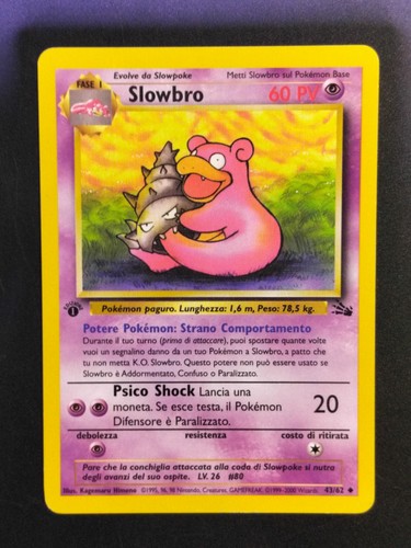Slowbro 62 fossil - slowbro, ed