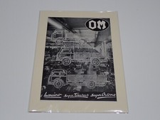 OM LEONCINO SUPER TAURUS AUTOCARRI PUBBLICITA' ADVERTISING VINTAGE (143)