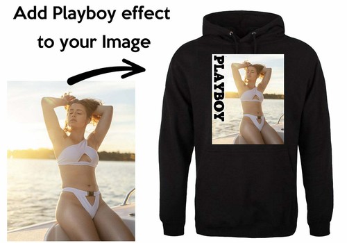 Felpa con cappuccio playboy - felpa,