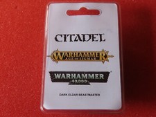 Warhammer 40k Dark Eldar Beastmaster su Skyboard nuovo con scatola Finecast WH40K Drukhari