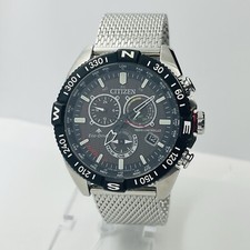 Citizen Men's Promaster Navihawk Sapphire Chronograph Mesh Band Watch CB5840-59E
