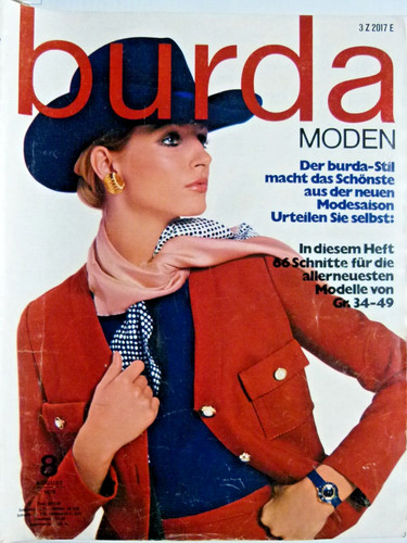 Vecchio quaderno moda burda - quaderno,