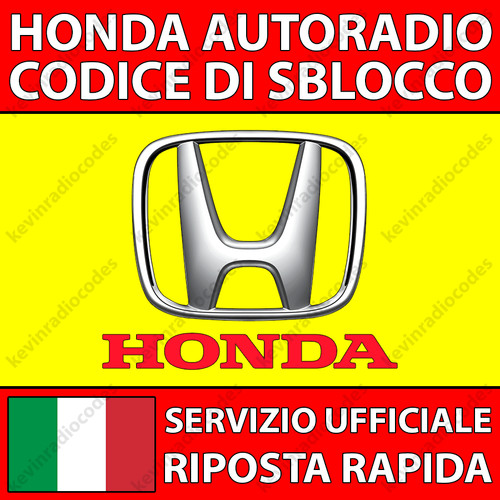 Honda radio codice - ✅honda, di