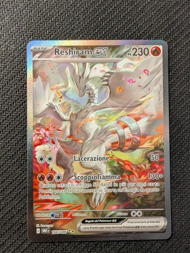 Carta pokemon reshiram - pokemon, ex