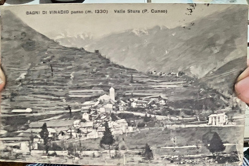 Cartolina bagni vinadio - cartolina,