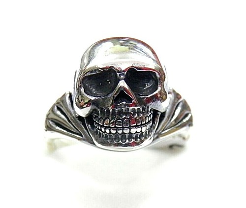 Anello teschio argento - teschio, 925%