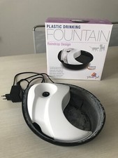 Plastic Drinking Fountain Raindrop Design Pioneer Pet Fontana Acqua Gatti Cani