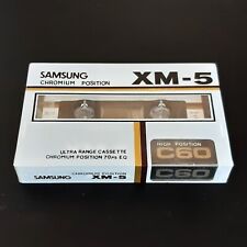 Audio Cassetta Samsung XM-5 - Musicassette Nuova Sigillata - no Tdk o Sony SET
