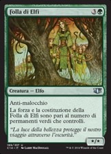 MTG DROVE OF ELVES EXC - FOLLA DI ELFI - CMDA 2014 - MAGIC