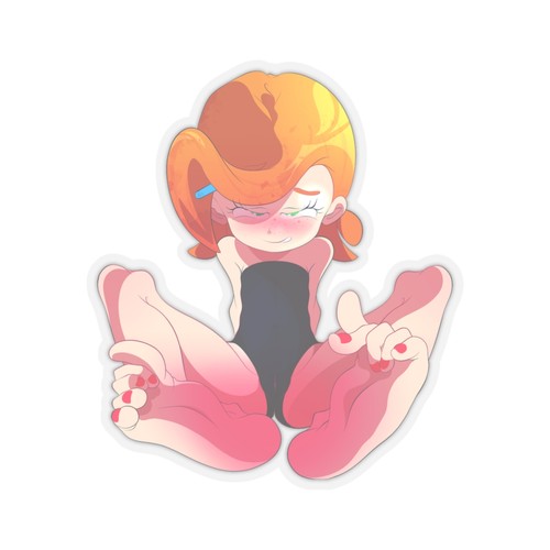 Adesivi footjob illustrazione - adesivi,