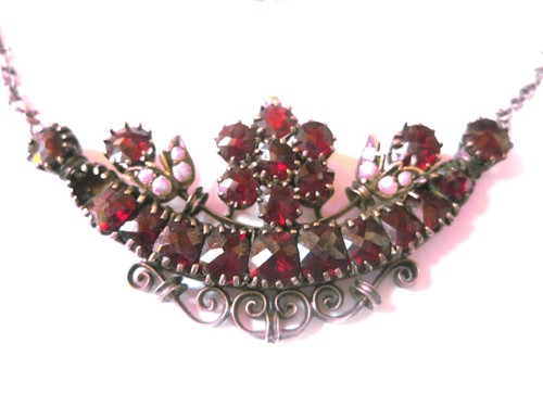 Antico collier con granato - antico,