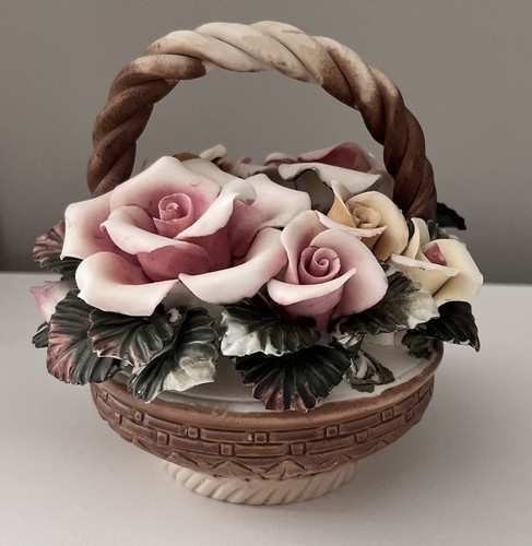 Capodimonte vintage flower - capodimonte,