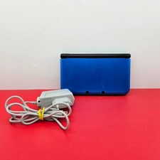 Nintendo 3DS XL Console Blu/Nero  Pannino Caricatore Scheda sd da 4gb