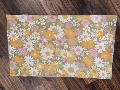 Federe vintage giallo rosa