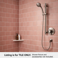 Piastrella da parete rosa