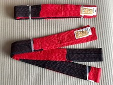 2x cintura karate nera e rossa