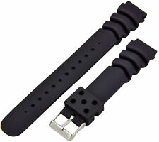 Cinturino gomma SILICONE orologio subacqueo 22 mm seiko monster z20 citizen @ -