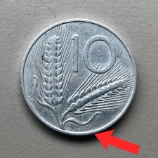 Moneta lire anno 1953 - 10,
