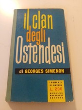 IL CLAN DEGLI OSTENDESI, I Romanzi di Simenon n. 5,  1a edizione 1957