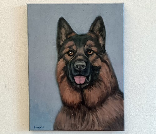 Quadro olio tela - a, su