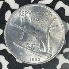 1952-R Italy 10 Lire Lot#C8415